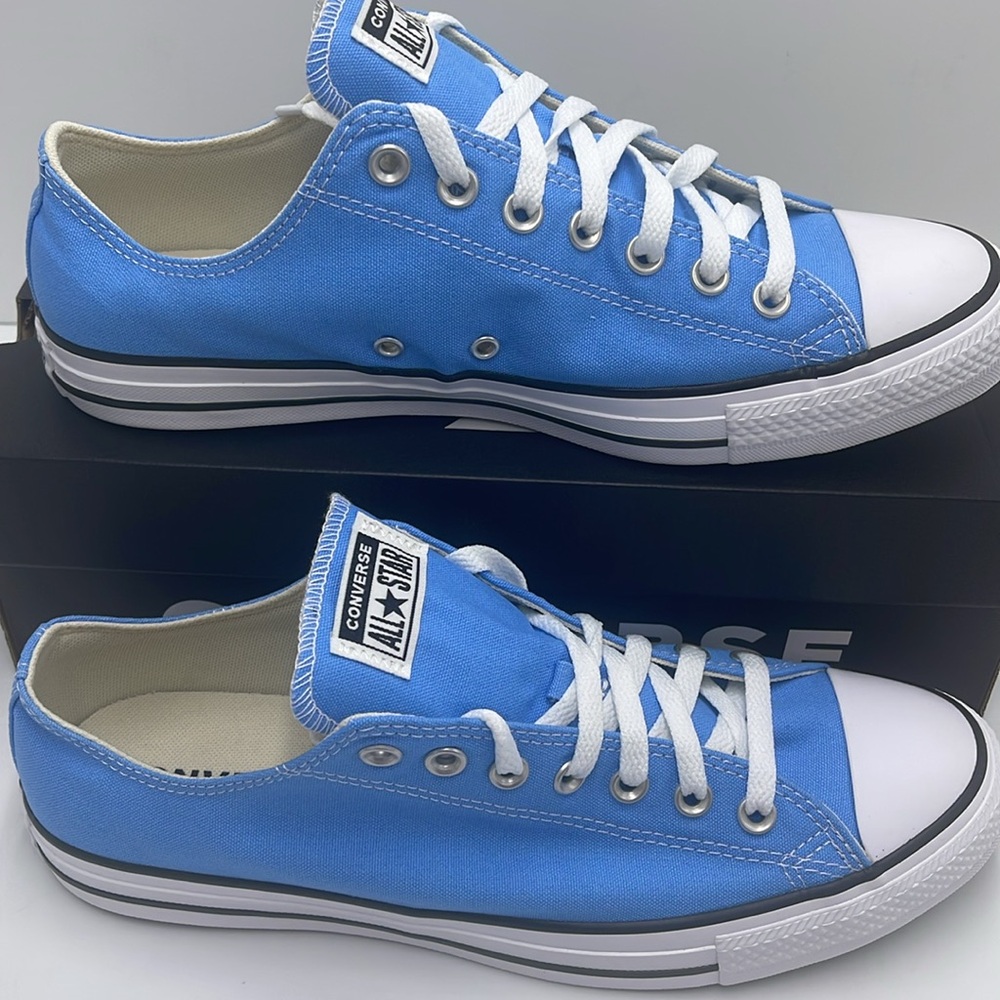 Vans Men’s A04545F CTAS OX LT. BLUE Platforms Sneakers Chuck Taylor All Stars - Picture 2 of 16